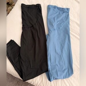 Uniqlo womens Leggings in Black and Blue